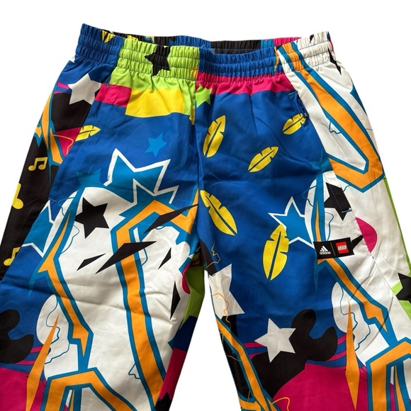 Adidas Lego Track Pants Kids Size Medium Colourful - Picture 2 of 7